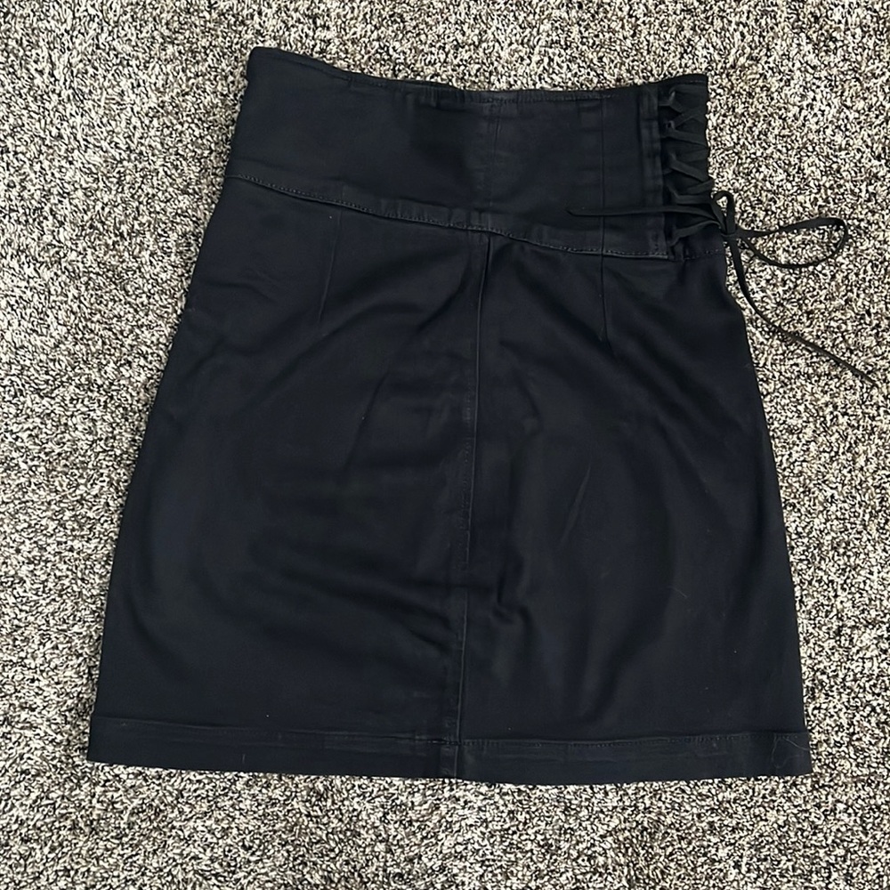 Express Black Denim Skirt, worn once